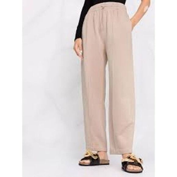 Agolde Jogging Pants Beige Comfy Cozy Joggers Sweatpants Style A179 X-Large - Picture 4 of 12